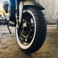 Image 11 of Honda NAVi 110 White Wall Tire Set 