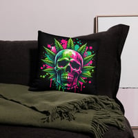 Image 6 of Weed Skull 2 Basic Pillow