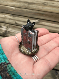 Image 9 of Book Glass Dome Necklace With Hanger