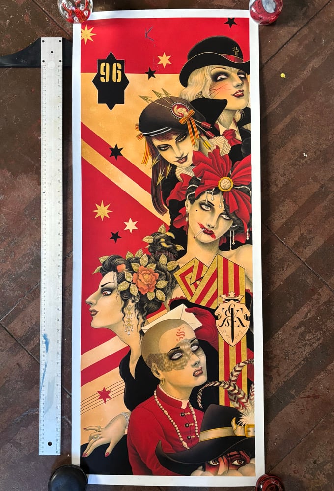 Image of SIX GIRLS large size (out of print collectible)