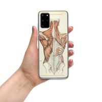 Image 10 of Antique Anatomical Illustration Human Posterior Musculature Clear Case for Samsung®