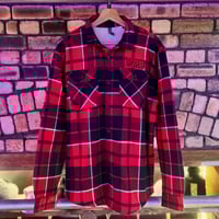 Image 2 of Extreme Culture® - (LARGE) Fleeced Flannel Red