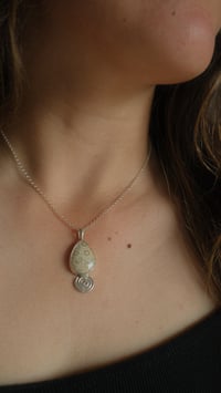 Image 3 of Coral & Spiral Pendant 