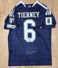 Image 3 of Signed Kieran Tierney Scotland Shirt