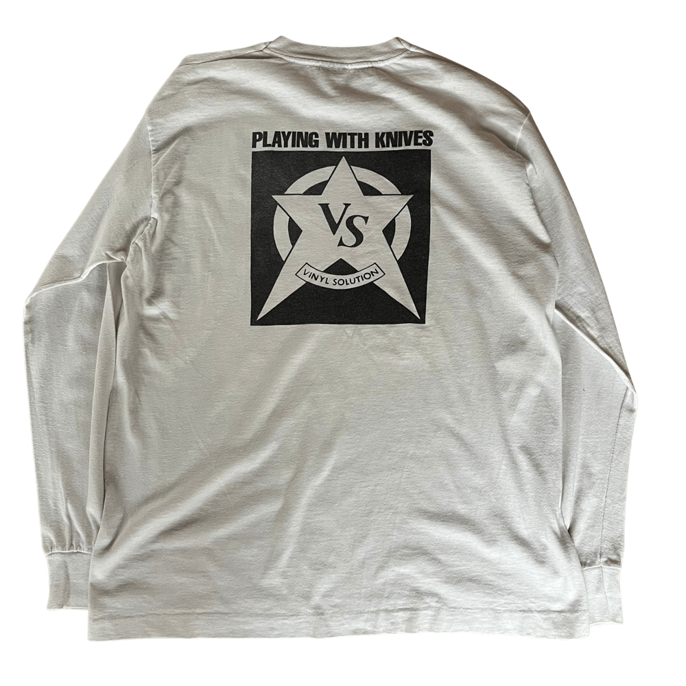 Image of Bizarre Inc ‘Playing With Knives’ 1992 longsleeve T Shirt: XL