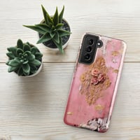 Image 17 of Pastel Pink Tattered Texture Rose Gold Goth Lolita Kawaii Inspired Tough case for Samsung®