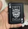 Dirty Civilian Logo Patch (B&W / ODG)