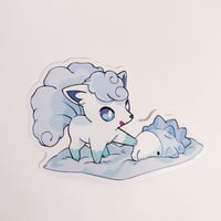 Alolan Vulpix and Snom