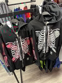 Image 5 of Nu Bone Full zip hoodies I Grey