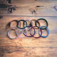 Image 3 of 3mm Braided  Leather Bracelets 