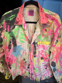 Image 4 of DAYGLO PAINTED BUTTON DOWN 