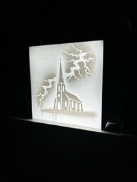 Image 5 of "Strike of Faith" Lithophane, Original piece Limited Edition run of 3