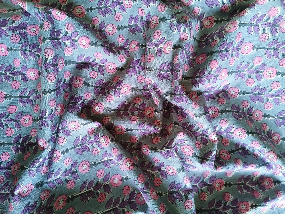 Image of Namasté fabric purple