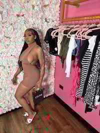 Image 2 of Coffee Backless Bodysuit