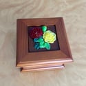 Roses Topped Wooden Box