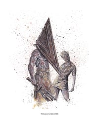 Silent Hill Pyramid Head Signed Art Print