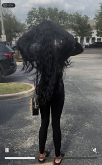 Image 3 of  13*6 lace front| synthetic| long wave 34”  | 1B