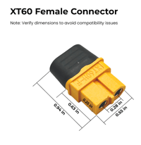 Image 2 of XT60 to XT90 Adapter Cable 10AWG