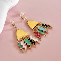 Image 3 of Bunch of Enamel Lightning Bolts!