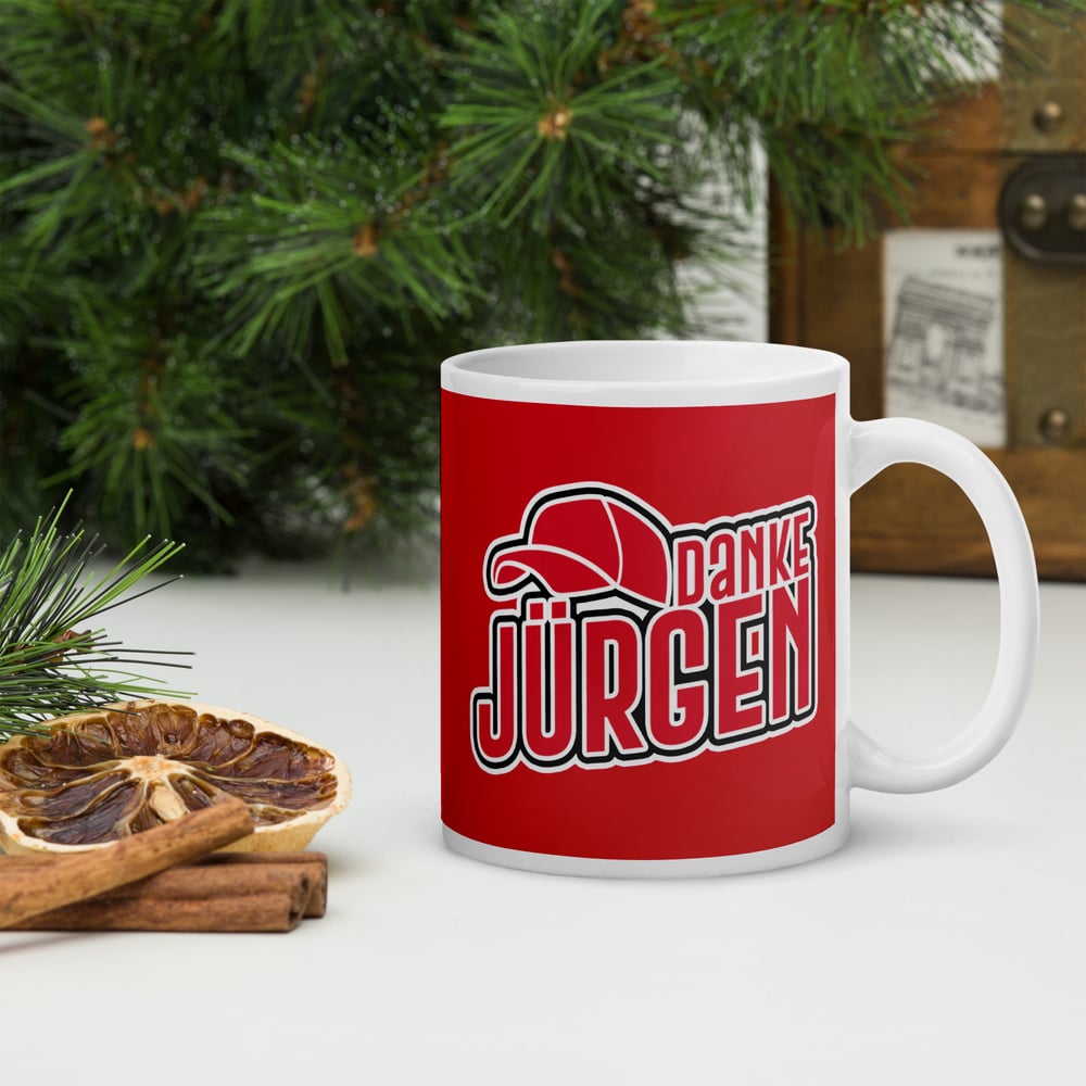 Danke Jurgen Red Mug