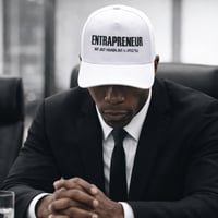 Image 1 of ENTRAPRENEUR Signature White Cap