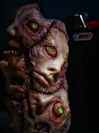 Image 21 of Face Off collectible Bic lighter sleeve, glow in the dark,  original sculpt, functional art OOAK