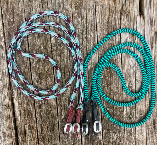 Image of Yachtline Bloodknot Waterloop Reins with Stainless Steel Buckles 
