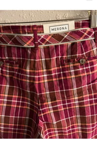 Image 11 of New Sz 16 Merona Contour Fit Belted Shorts #975*12