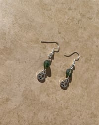 Image 1 of Peace sign earrings 
