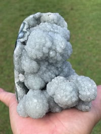 Image 2 of Druzy Amethyst with Polished Stalactites Edges #955