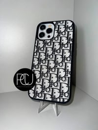 Black DD Print Iphone Case
