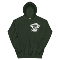 Image 3 of Cannabliss white print hoodie