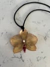 orchid necklace 