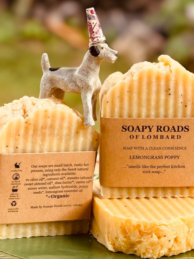 Lemongrass with Poppies!