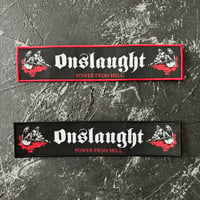 ONSLAUGHT - POWER FROM HELL STRIP PATCH