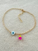 Image 1 of Gold Filled Eye Anklet