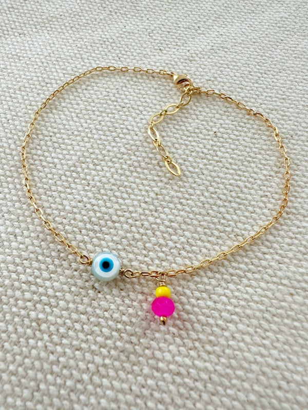 Image of Gold Filled Eye Anklet