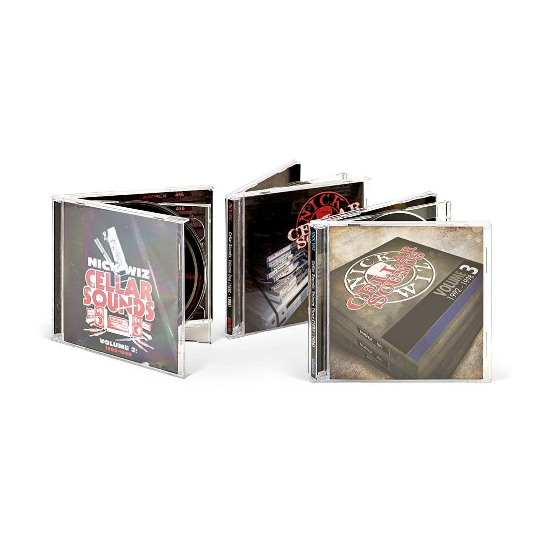 Image of Nick Wiz - Cellar Sounds vol. 1 + 2 + 3 CD Reissue bundle