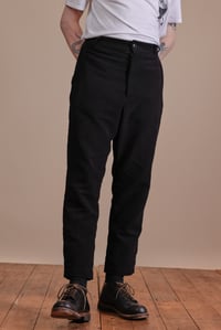 Image 1 of Peaky Blinder Trouser - Black Molskin