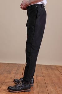 Image 3 of Peaky Blinder Trouser - Black Molskin £270.00