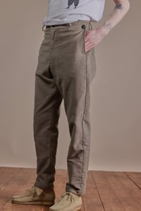 Image 2 of Peaky Blinder Trouser - Dark Lovat molskin