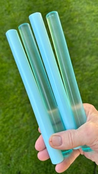 Image 1 of Spring Bird Blue Bespoke set blanks! Beautiful translucent & opaque Spring Bird Blue blank pairs! 