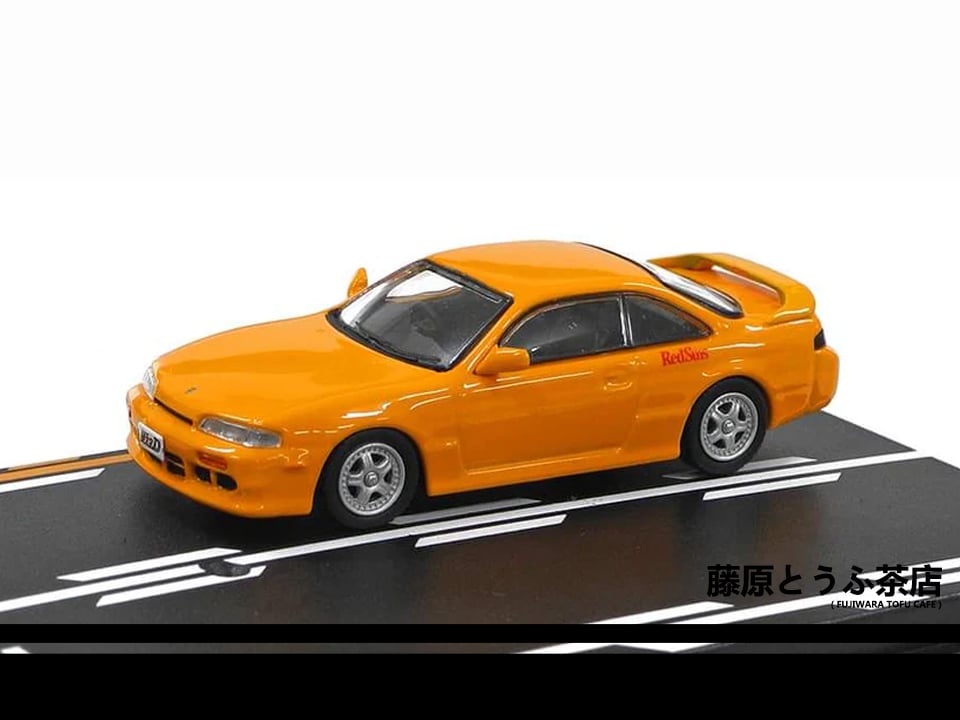1:64 Toyota AE86 Zenki Hatch & Nissan Silvia S14 Diecast Model Car