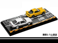 Image 2 of 1:64 Toyota AE86 Levin Hatch & Mazda RX7 FD3S Diecast Model Car