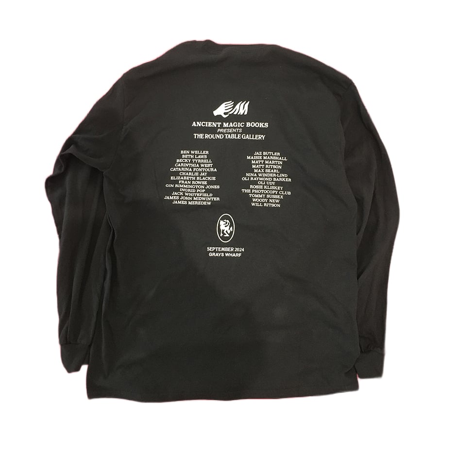 Round Table Gallery Black Long Sleeve T-Shirt