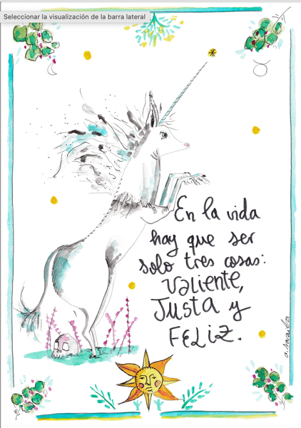 Image of Valiente, justa y feliz.