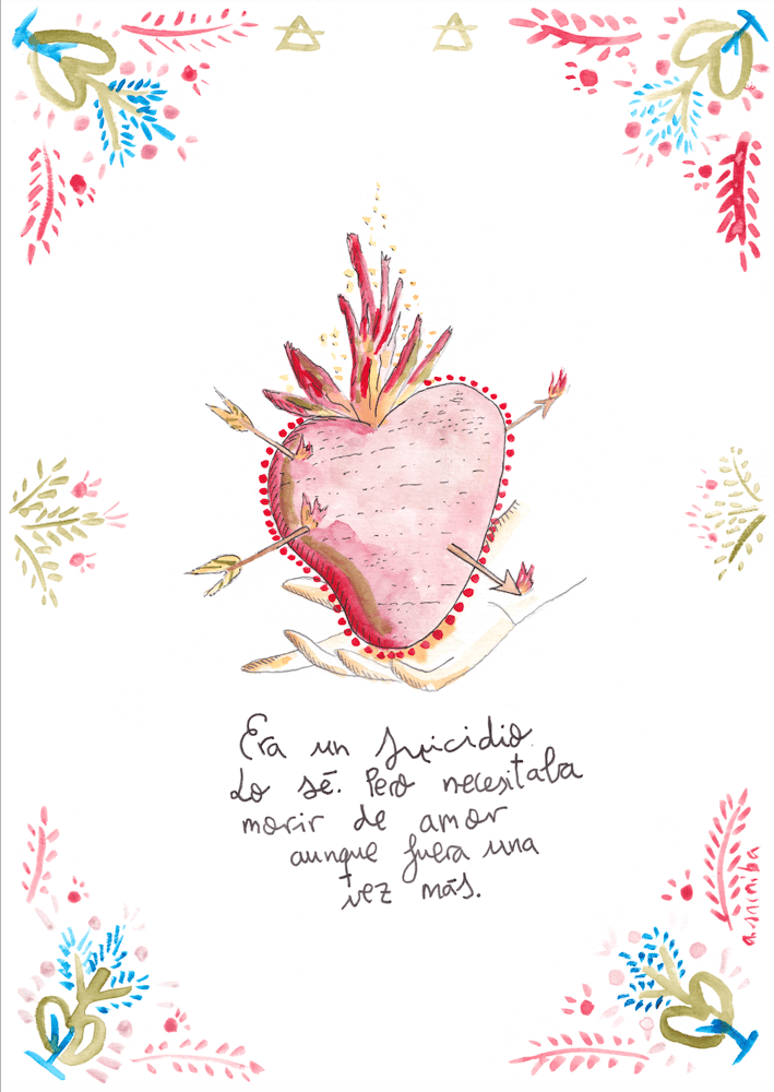 Image of Era un suicidio lo sé. Pero necesitaba morir de amor aunque fuera una vez más.