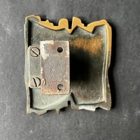Image 4 of Medium-Sized Bronze Door Handle with Bark or Rock Pattern