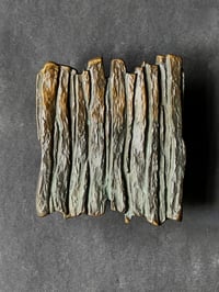 Image 1 of Medium-Sized Bronze Door Handle with Bark or Rock Pattern