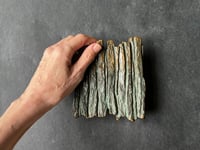 Image 2 of Medium-Sized Bronze Door Handle with Bark or Rock Pattern